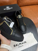 Sapatênis Balmain Paris Black / ouro